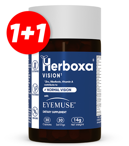 Herboxa® Vision | s EYEMUSE®, zinkem, Lutein&Zeaxanthin 